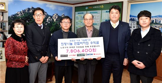 노원구, 기업봉사단 희망나눔 연합바자회 기부금 전달식 개최