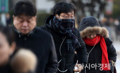 [포토]영하 6도의 출근길