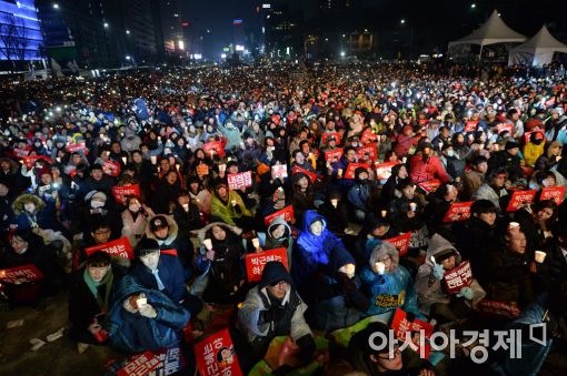 [포토]평화로운 100만 촛불집회