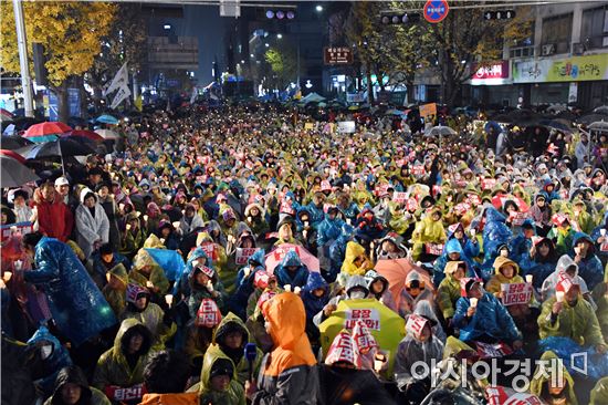 [포토]박근혜 퇴진 광주시국 촛불대회