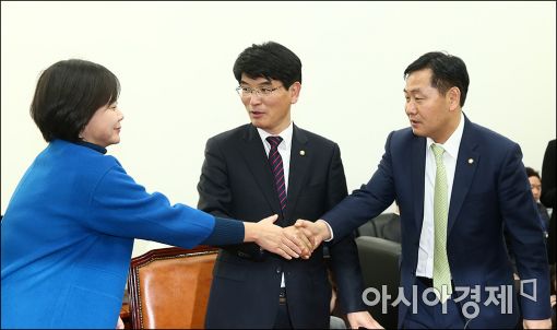 [포토]야3당 원내수석부대표 회동