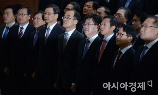 [포토]이임식 참석한 이영렬 특별수사본부장