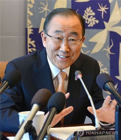 유엔 사무총장 대변인 “반기문, 1월1일 귀국 아니다…1월 중순 한국으로 돌아갈 듯”
