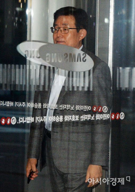 [포토]삼성 수요사장단 회의 참석하는 김봉영 삼성물산 리조트부문 사장