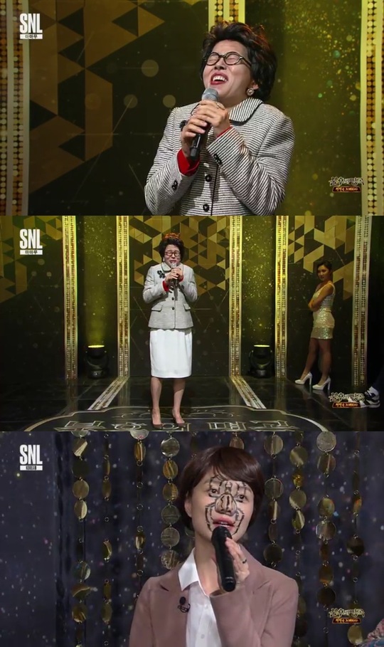 정이랑 안영미. 사진=tvN 'SNL코리아8' 방송 캡쳐