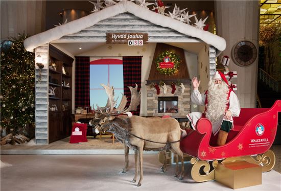 워커힐 호텔, 크리스마스 시즌 겨냥 '산타 캐빈' 설치