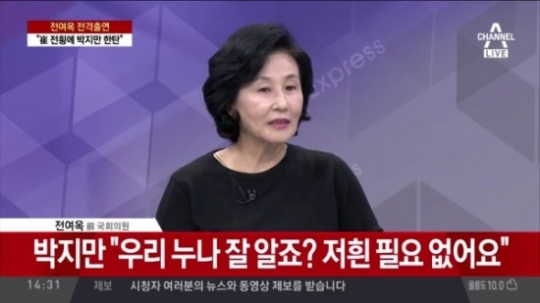 전여옥 “최순실, 朴대통령을 약물로도 꼼짝 못하게 했을 수도”