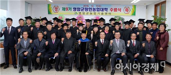 영암군, 제9기 왕인농업대학 수료식 개최