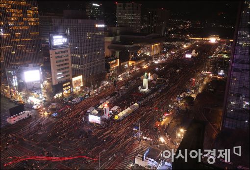 [포토]광화문에 웅집한 70만 '촛불'