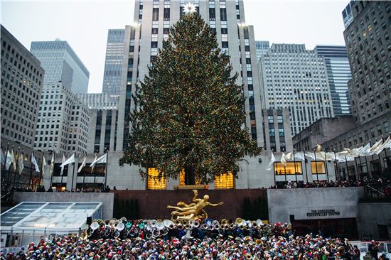 [포토]맨해튼 울리는 '튜바 크리스마스'