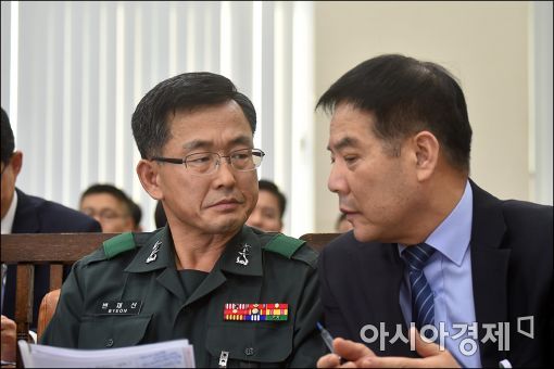 [포토]국회 국방위 출석한 변재선 군 사이버사령관