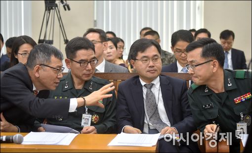 [포토]국회 출석한 변재선 군 사이버사령관