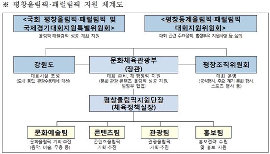 문체부 장관 직속 평창올림픽지원단 신설