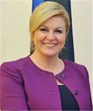 콜린다 그라바 키타로비치 크로아티아 대통령