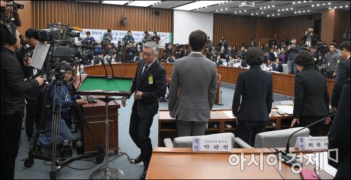 [포토]청문회 출석한 김종덕 전 장관