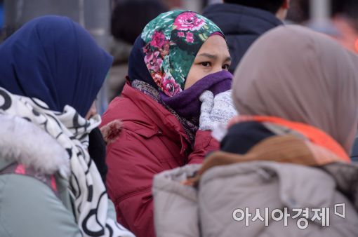 [포토]'추운 한국'