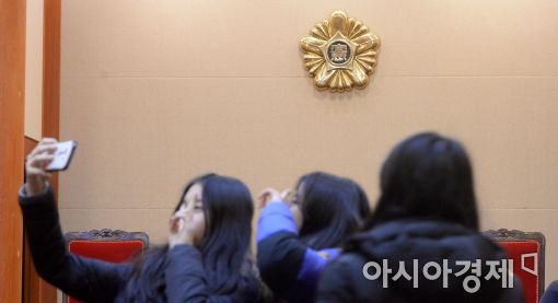 [포토]대심판정 찾은 학생들