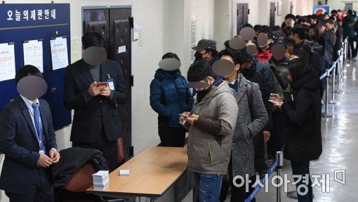 [포토]최순실 재판에 쏠린 관심 