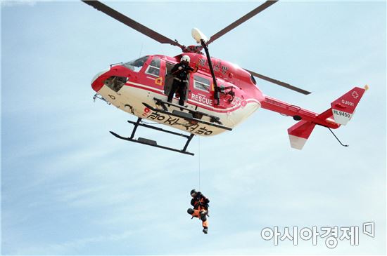 광주항공구조대, 항공안전점검 평가 전국 최우수