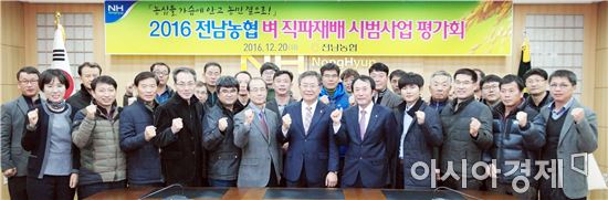 전남농협 벼 직파재배로 전남 쌀 경쟁력 강화에 앞장