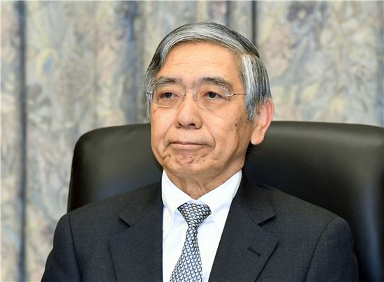 ▲구로다 하루히코 일본은행 총재(AP=연합뉴스)