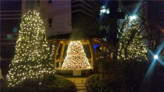 희망 키우는 라면트리 전시  