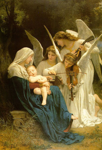 윌리암 부게로의 '천사들의 노래(Song of Angels)' 그림(사진=위키리크스)