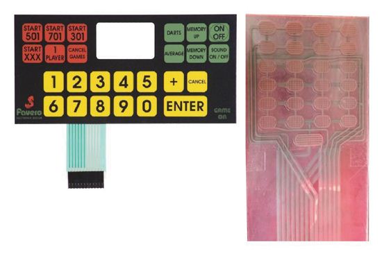 투명 백라이팅 맴브레인 스위치 개발, 라인조명 살린 고급화 면발광 맴브레인 스위치!