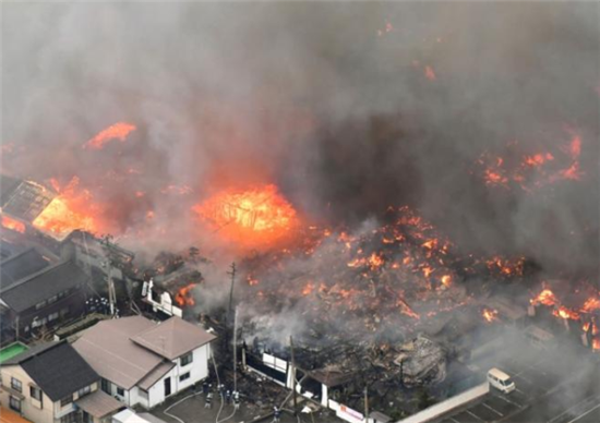 일본 화재, 강풍이 불길 키워…풍속 '24m/초'면 어느정도?