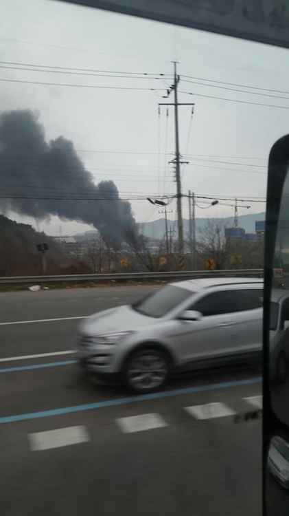 경주 화재 '자동차부품회사'…인명피해 없어 