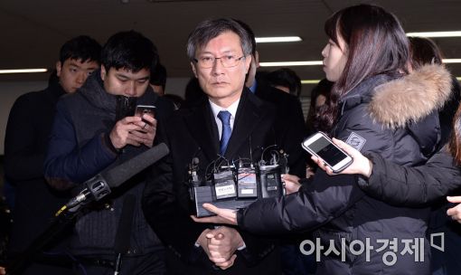 [포토]'문화계 블랙리스트 작성 의혹', 정관주 특검 출석
