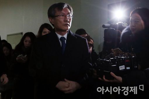 [포토]'문화계 블랙리스트 작성 의혹', 정관주 특검 출석