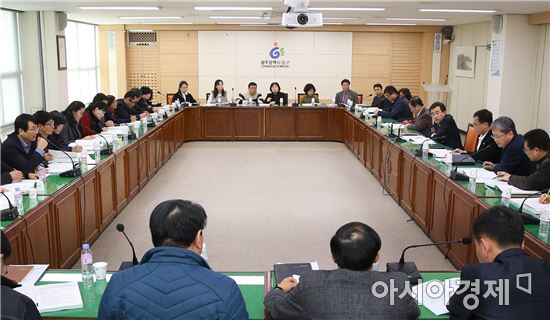 [포토]광주시 동구, 2017년 주요업무 추진계획 보고회 개최