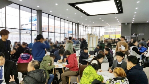 '의정부역 펠리스타워' 홍보관 사전접수에 구름인파 몰려