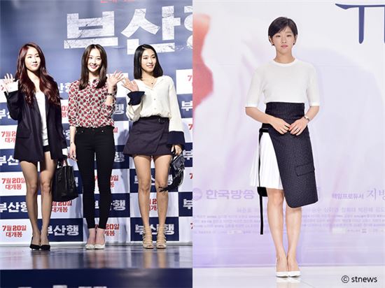 소유, 다솜, 보라, 박소담(왼쪽부터)