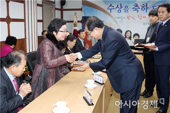 [포토]광주시 북구, 구정발전 유공주민 표창