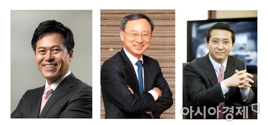 이동통신 3사 CEO(좌측부터 박정호 SK텔레콤 사장, 황창규 KT 회장, 권영수 LG유플러스 부회장)
