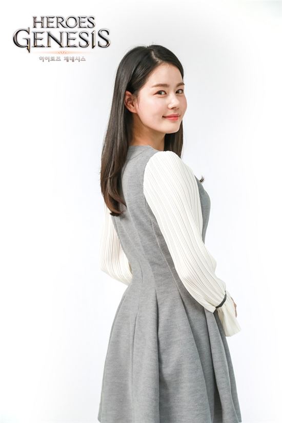 '히어로즈 제네시스' 공식 홍보모델 김주현, CF 촬영 시작하며 본격 홍보 활동 돌입