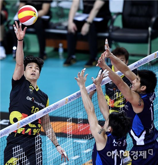 [포토]한상길, '막을 테면 막아봐'