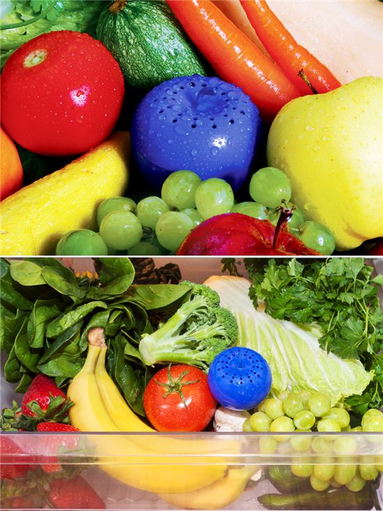 [슈퍼마켓 돋보기] 신선한 과일과 채소를 원할 때, 블루애플로 에틸렌 가스를 잡아라!
