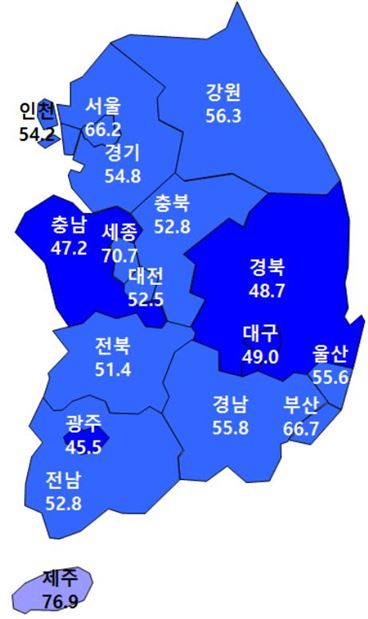 '주택사업경기 전망' 두달째 하락국면…1월 HBSI 전망치 48.1