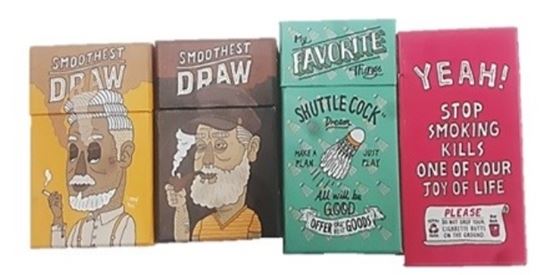 '혐오그림' 적용에 가려주는 '담배케이스' 판매 불티