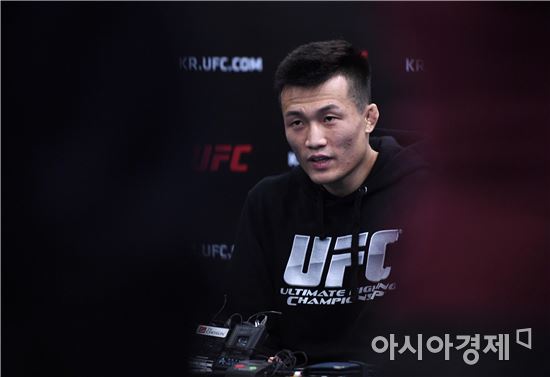 [포토]UFC 복귀 앞둔 정찬성