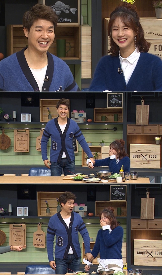 박수홍이 박소현에게 적극 대시했다./사진=JTBC 잘먹겠습니다.