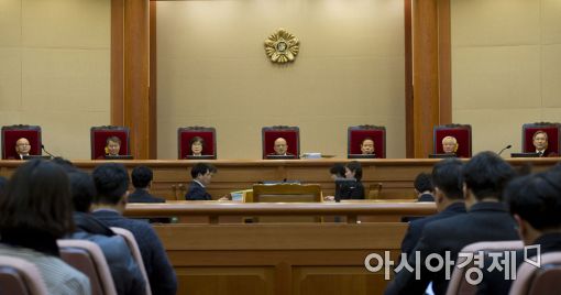 [포토]박근혜 대통령 탄핵심판 사건 2차 변론기일
