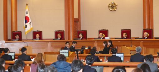 [포토]박근혜 대통령 탄핵심판 2차 변론 