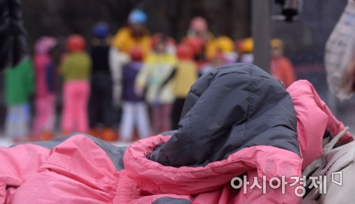 [포토]'잠바 벗어놓고'