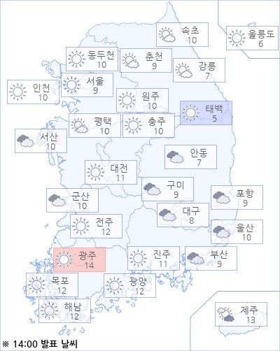 * 해당 이미지는 아경봇이 날씨 빅데이타를 기반으로 실시간 제작한 이미지입니다.(기상청/한국환경공단 제공)