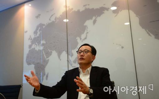 정현호 메디톡스 대표가 보툴리늄 톡신 균주 출처에 대한 의혹을 제기한 이유에 대해 말하고 있다. (사진 = 백소아 기자 sharp2046@)