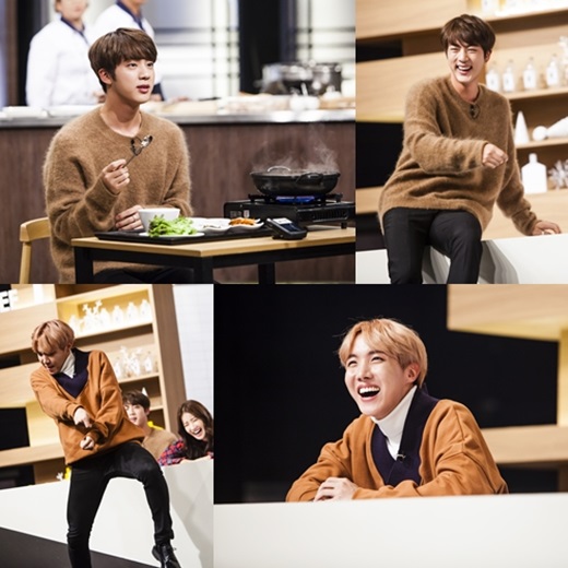 '3대천왕' 방탄소년단 진&제이홉, 반전 아재 입맛…닭내장탕·우족탕 폭풍 흡입